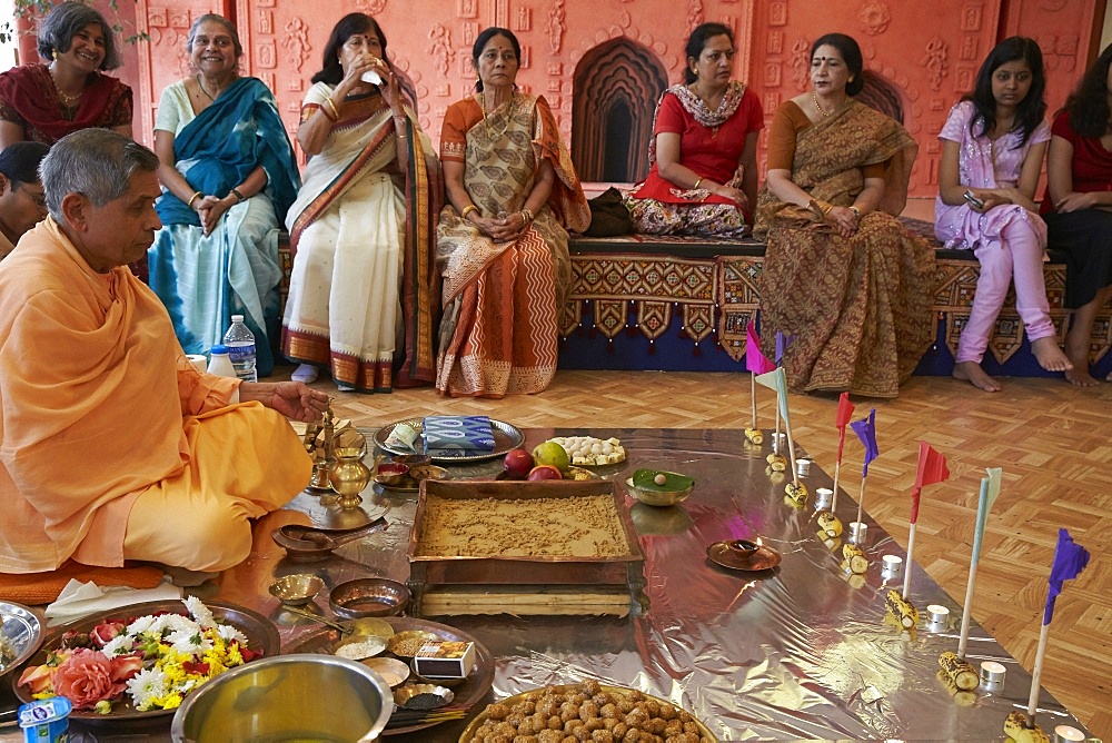 Durga Puja celebration in Paris, France, Europe