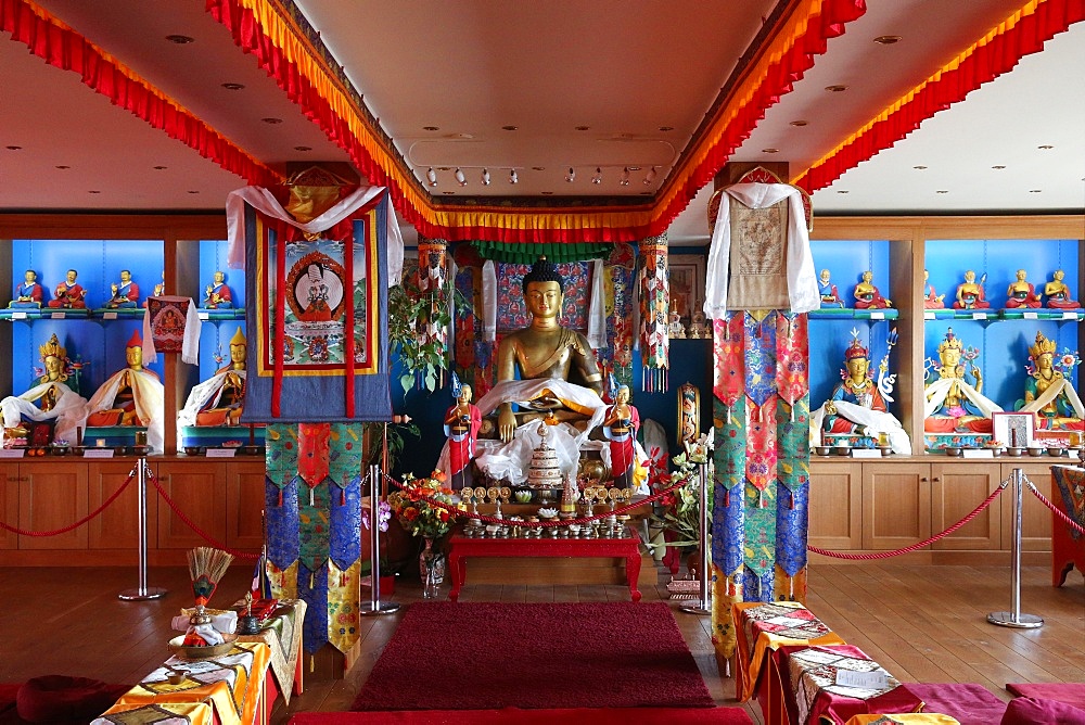 Shedrub Choekhor Ling monastery, Mont Saleve, Haute-Savoie, France, Europe