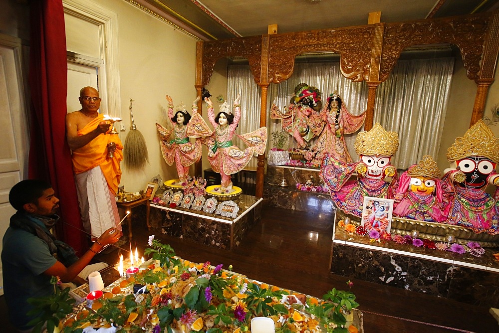 Goverdan puja celebration at ISKCON Paris, France, Europe