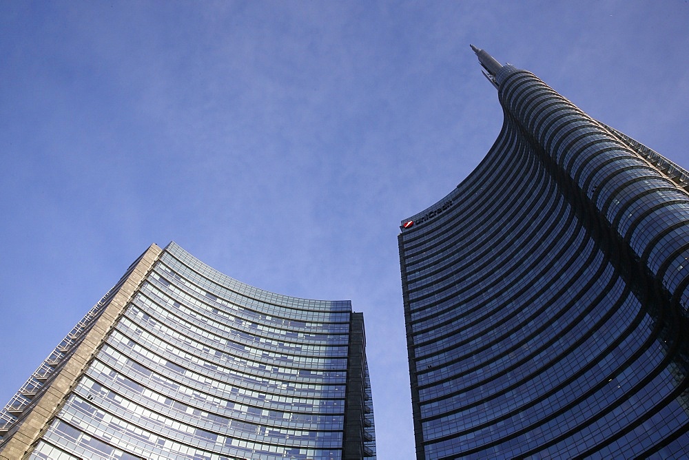 Buildings near Porta Nuova, Milan, Lombardy, Italy, Europe