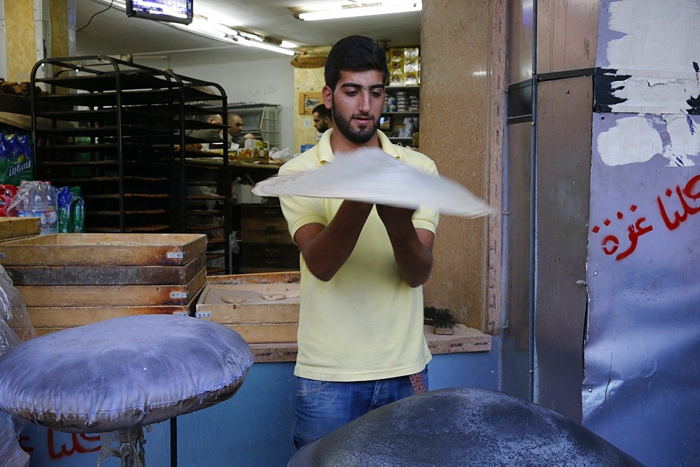 Bakery in Ramallah, West Bank, Palestinian Territories, Middle East