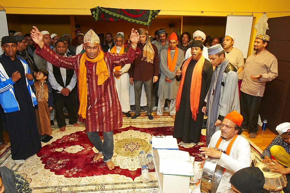 Sufi dikhr in Paris, France, Europe