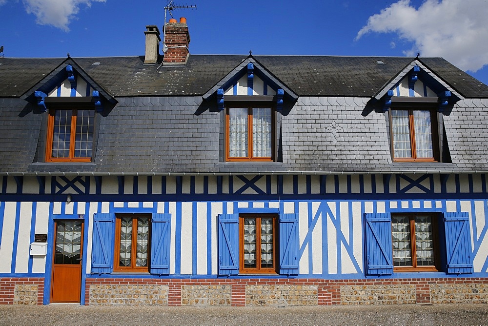 Normandy house, Nassandres, Eure, Normandy, France, Europe