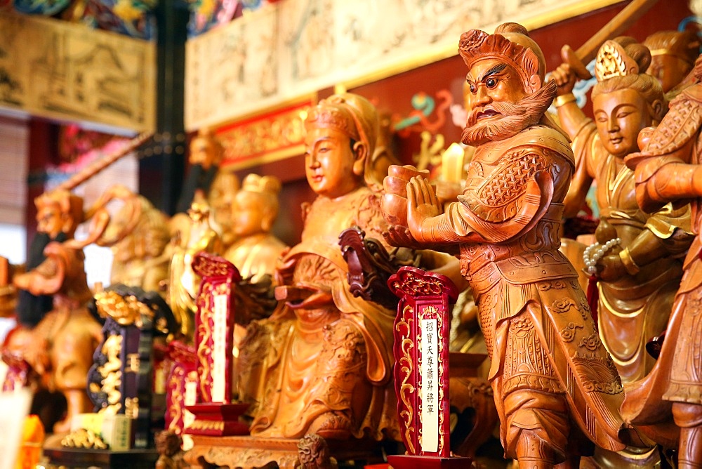 Taoist Pantheon, Yu Huang Gong Temple of Heavenly Jade Emperor, Singapore, Southeast Asia, Asia