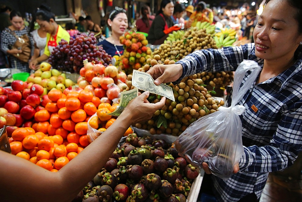 Siem Reap market, Cambodia, Indochina, Southeast Asia, Asia