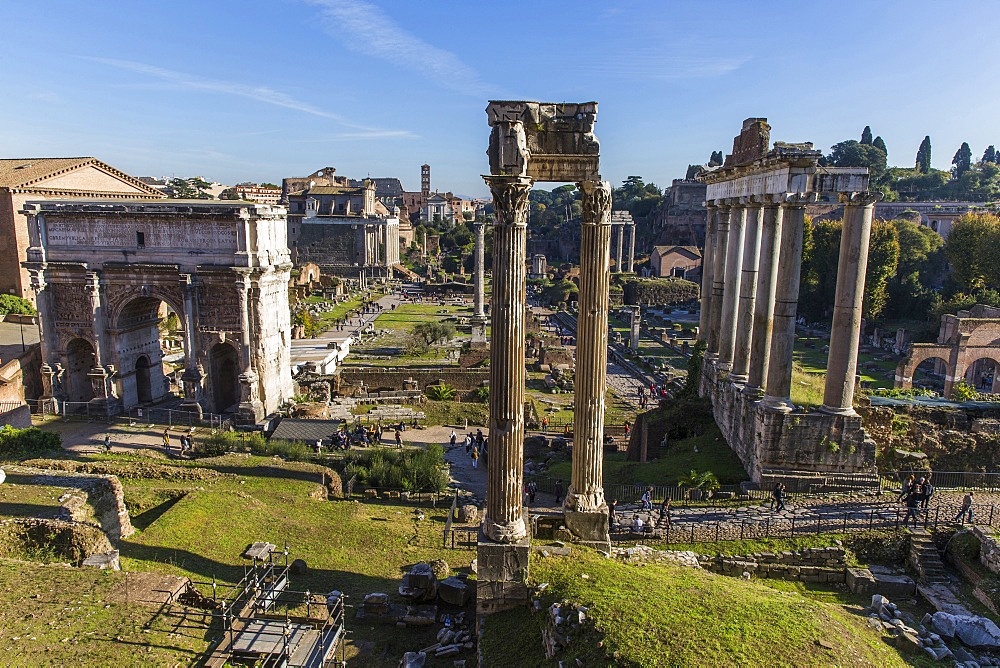 Roman Forum, UNESCO World Heritage Site, Rome, Lazio, Italy, Europe