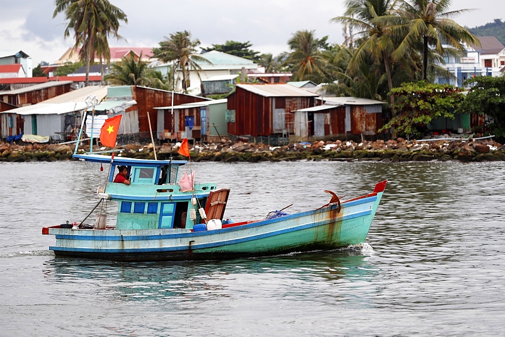 Fishing boat, Duong Dong harbor, Phu Quoc, Vietnam, Indochina, Southeast Asia, Asia