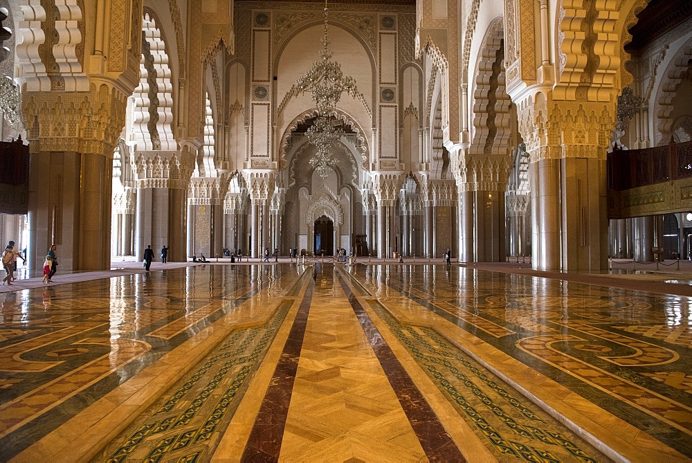 Hassan II Mosque, Casablanca, Morocco, North Africa, Africa