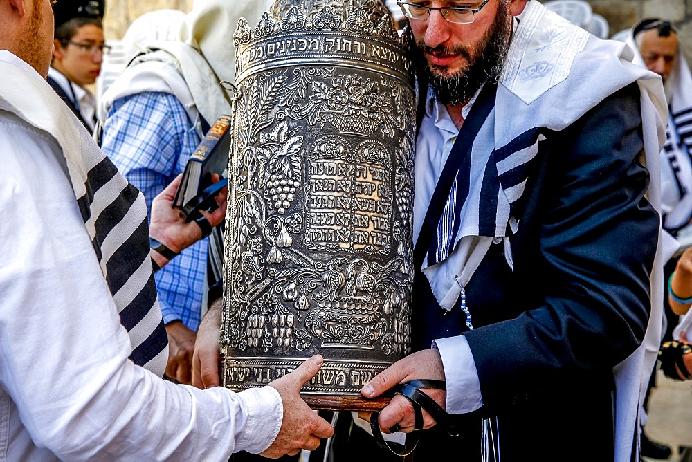 Bar Mitzvah at the Western Wall, Jerusalem, Israel, Middle East