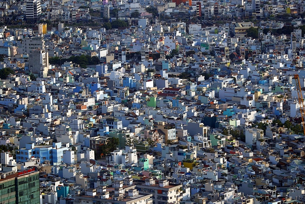 Cityscape of Ho Chin Minh skyline, Ho Chi Minh City, Vietnam, Indochina, Southeast Asia, Asia