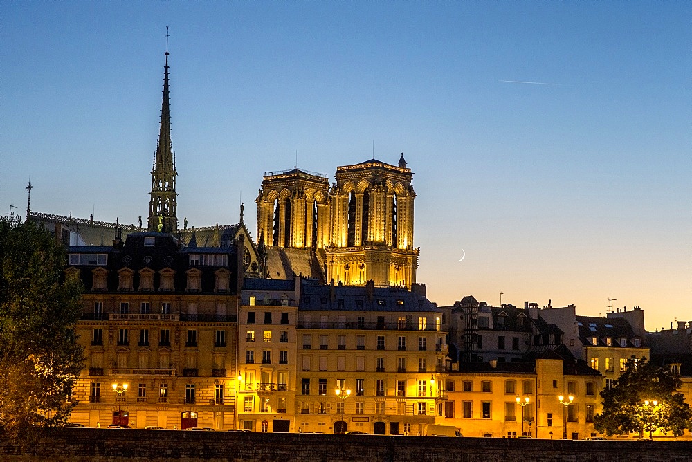 Paris by night, Paris, France, Europe