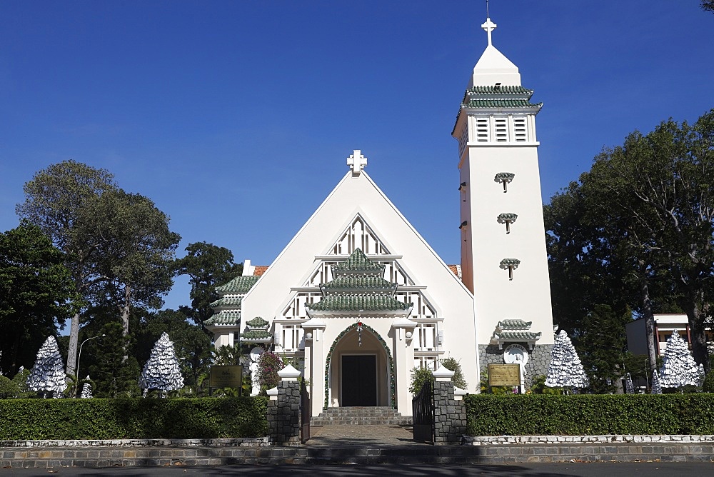 Vung Tau Catholic church, Vung Tau, Vietnam, Indochina, Southeast Asia, Asia