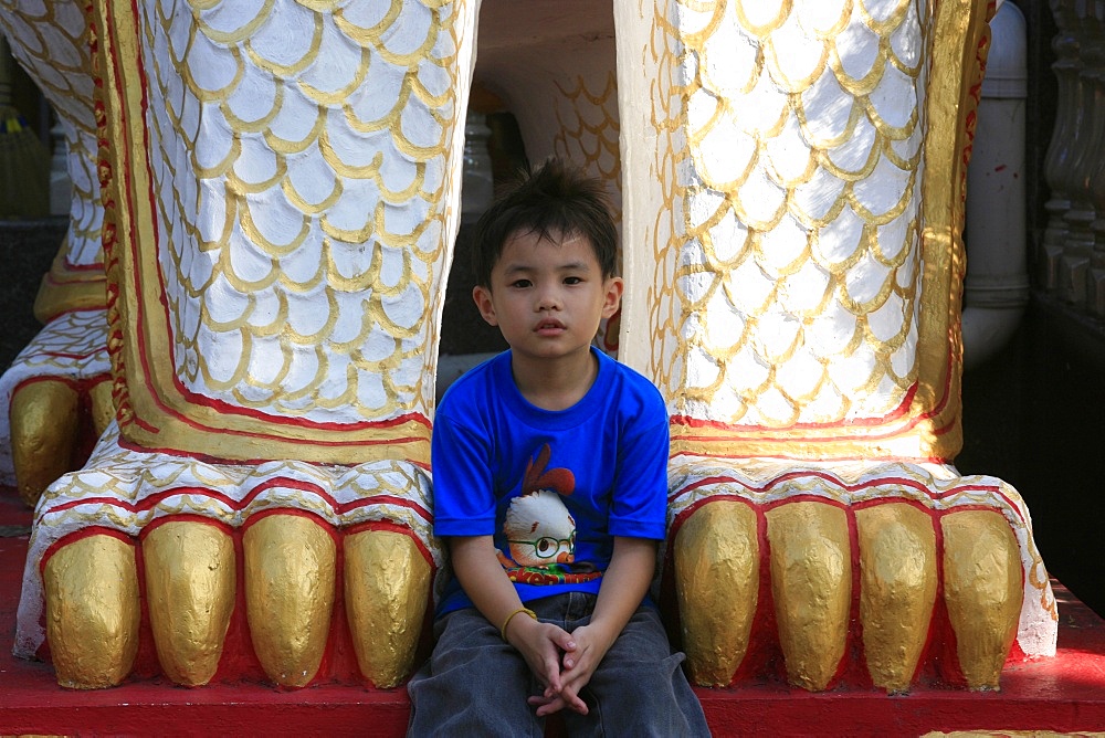 Buddhist temple, Dharmikarama Burmese temple, Penang, Malaysia, Southeast Asia, Asia