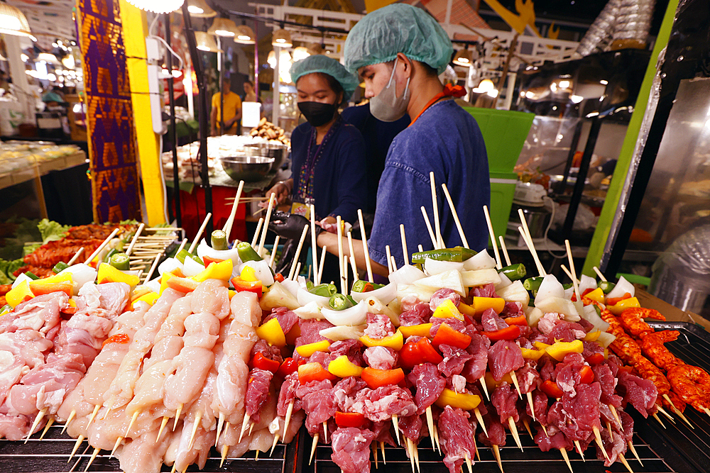 Street food, Iconsiam shopping mall, Bangkok, Thailand, Southeast Asia, Asia