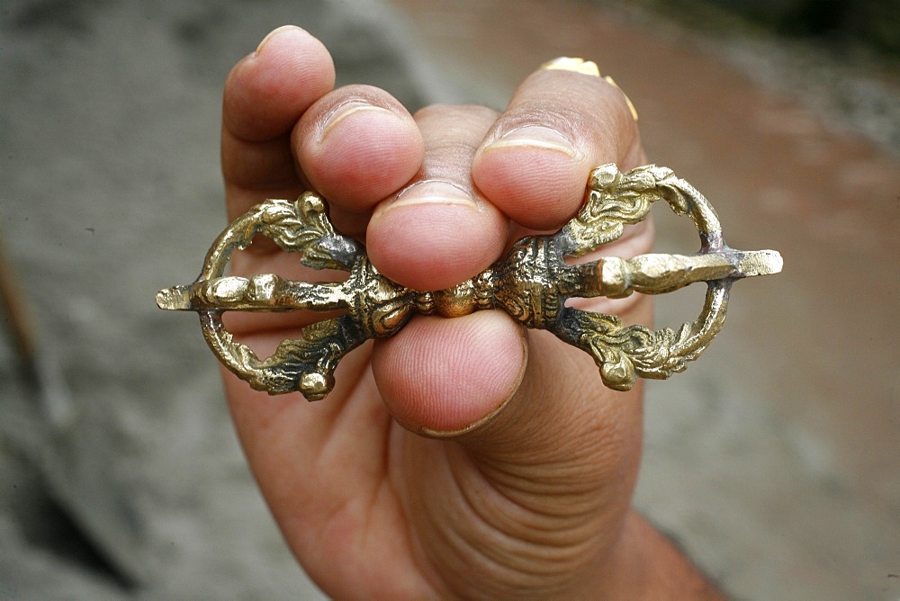 Close-up of Vajra, Bhaktapur, Nepal, Asia