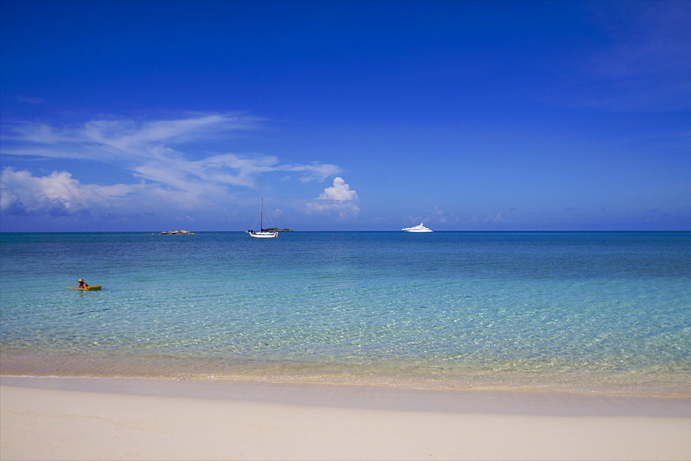 The beach of Fernandez on Cat Island, Bahamas, West Indies, Caribbean, Central America