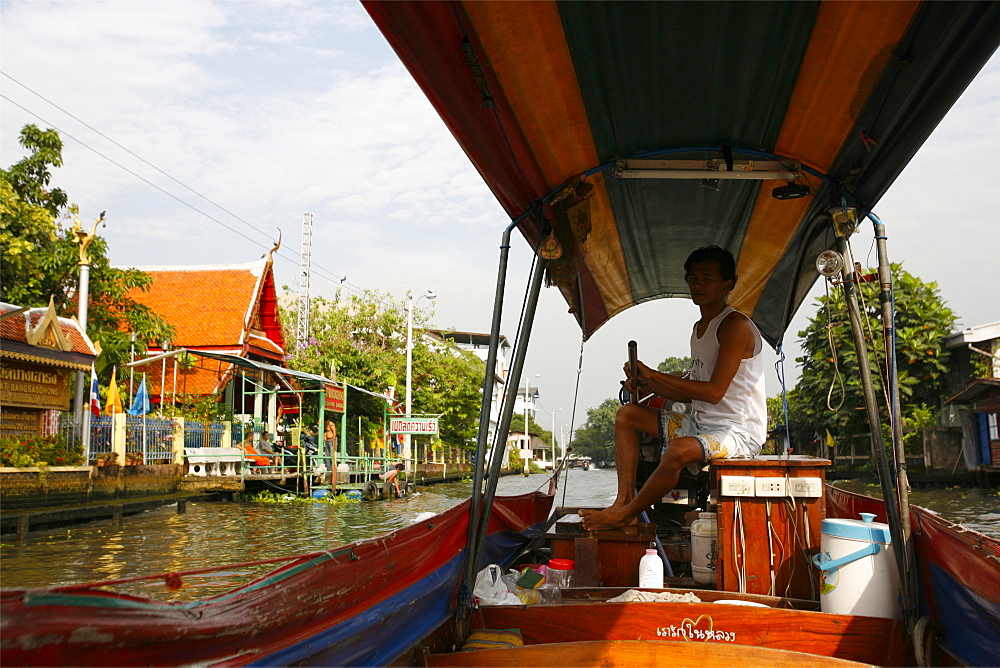 The klongs of Bangkok, Thailand, Southeast Asia, Asia