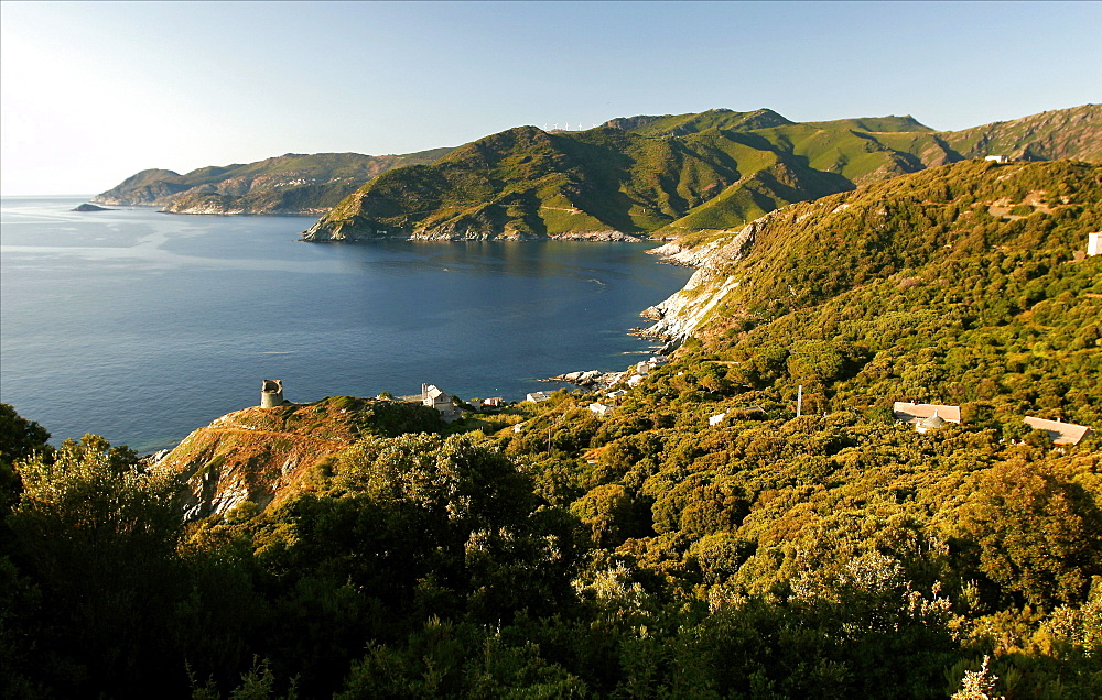 Along the coast of Cap-Corse, Corsica, France, Mediterranean, Europe