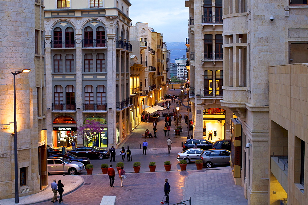 Solidere quarter, near the Place des Martyrs, Beirut, Lebanon, Middle East