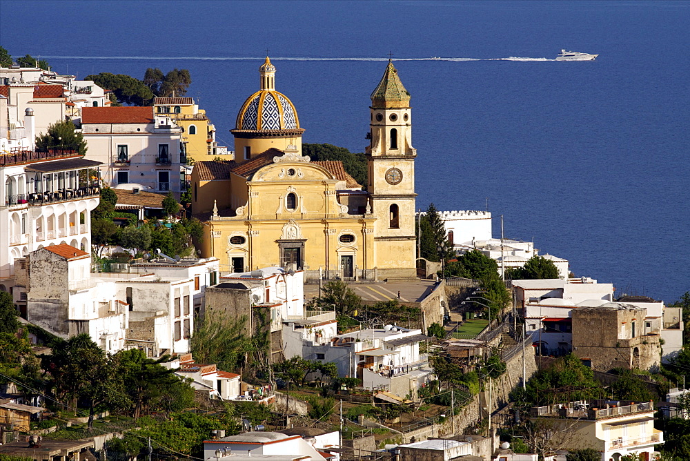 The church San Gennaro, Praiano, Amalfi Coast, UNESCO World Heritage Site, Campania, Italy, Europe