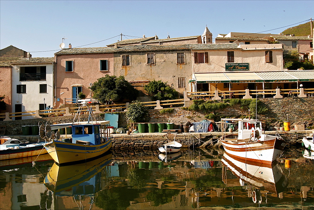 The small village of Centuri in Cap-Corse, Corsica, France, Mediterranean, Europe