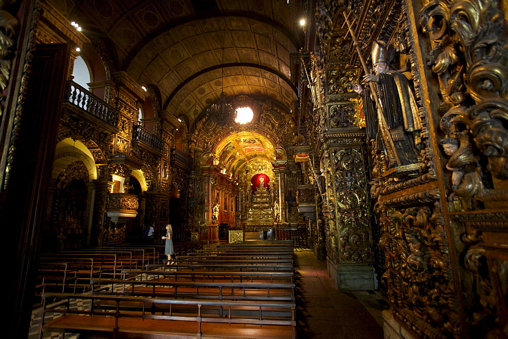 The Candelaria church in Rio de Janeiro, Brazil, South America