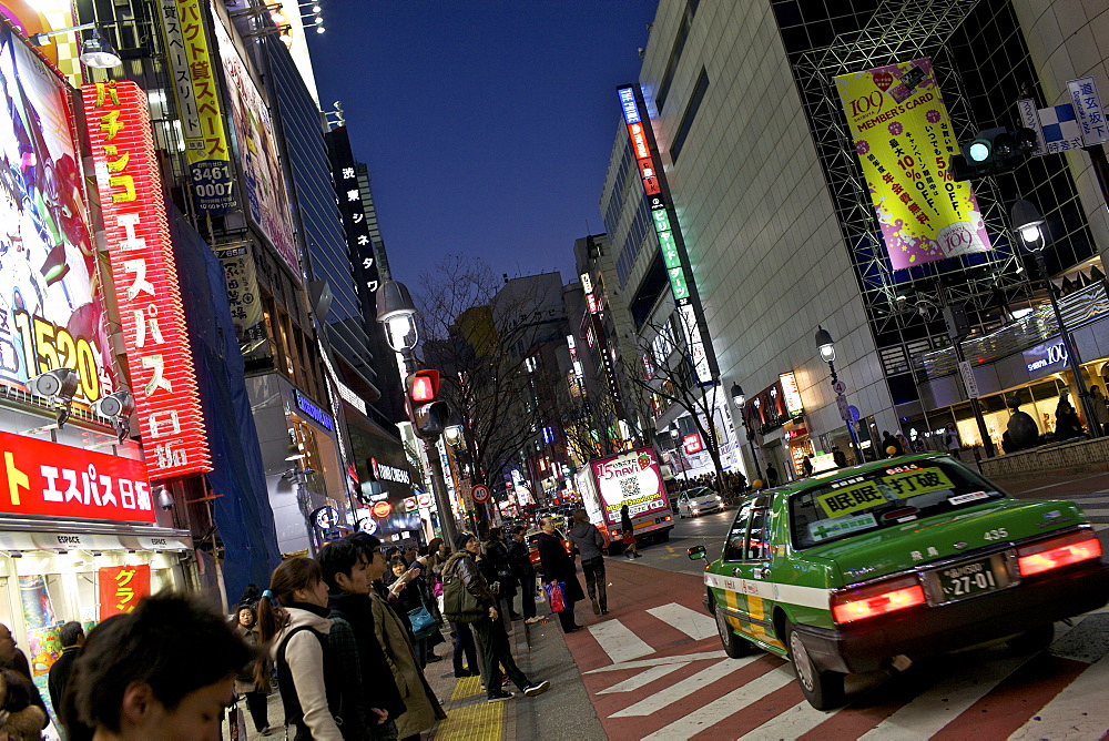 Street scene, Shibuya, Tokyo, Japan, Asia