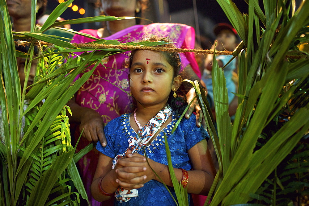 Christian celebration for St. Sebastian birthday in the village of Poovar on the south coast of Kerala, India, Asia