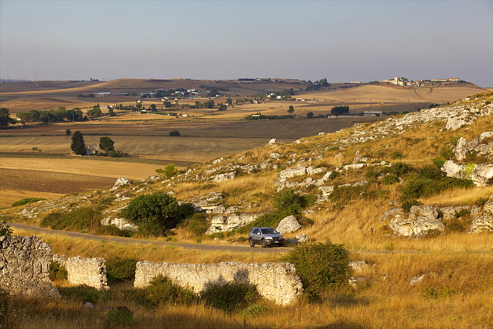 The landscape around Matera, Basilicata, Italy, Europe