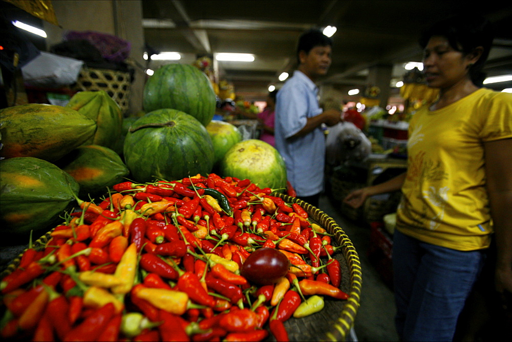 Spices at the Denpasar central market, Bali, Indonesia, Southeast Asia, Asia