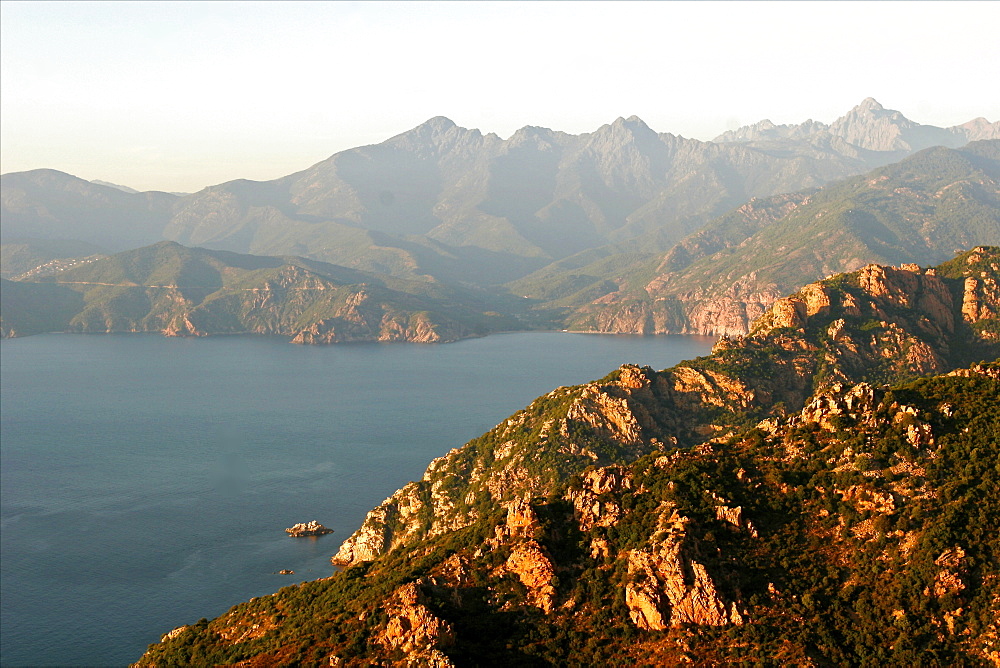 The Calanches of Piana, close to Porto, Corsica, France, Mediterranean, Europe