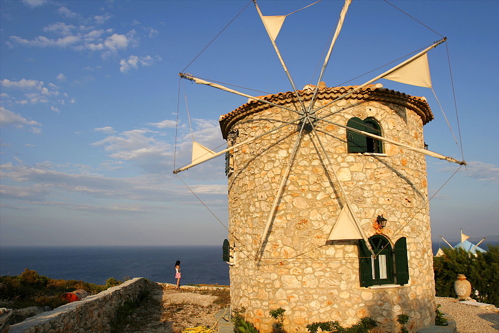 An old windmill on Zakinthos, Ionian Islands, Greek Islands, Greece, Europe