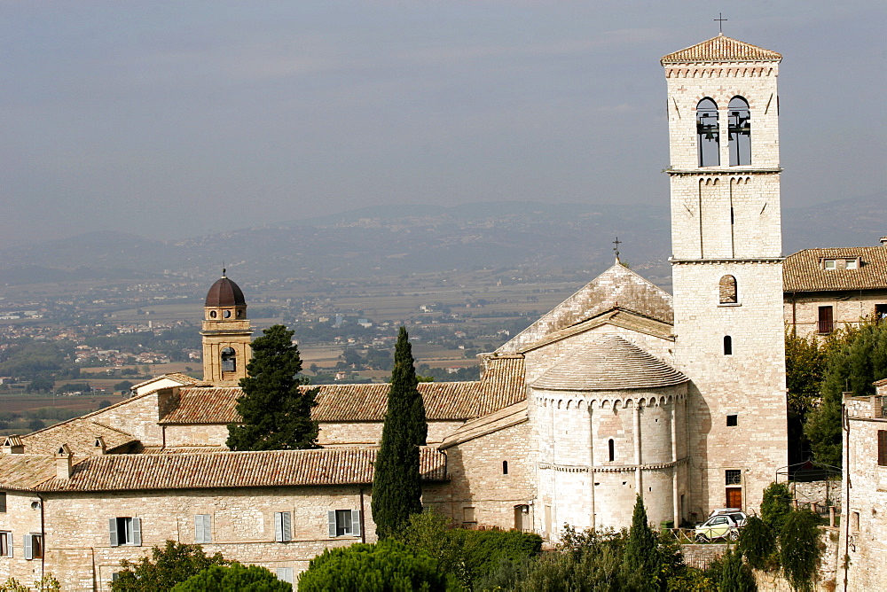 Church of Santa Maria Maggiore, UNESCO World Heritage Site, Assisi, Umbria, Italy, Europe