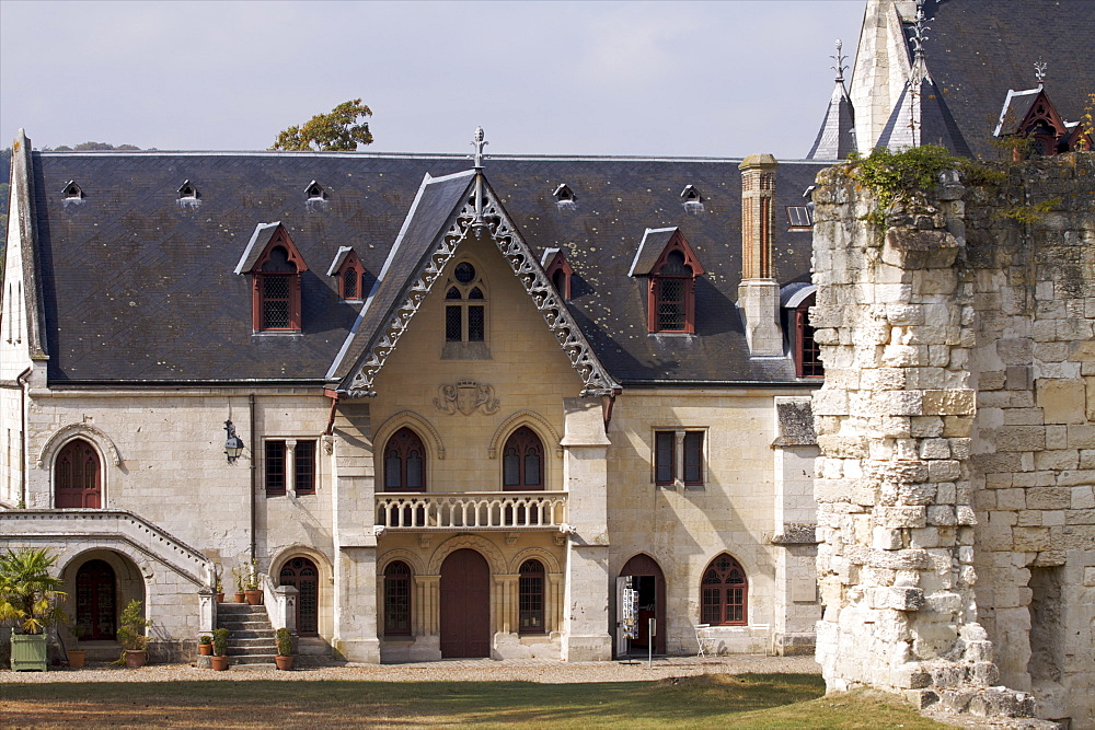 The ruins of Jumieges Abbey along the Seine River, Seine Maritime, Normandy, France, Europe