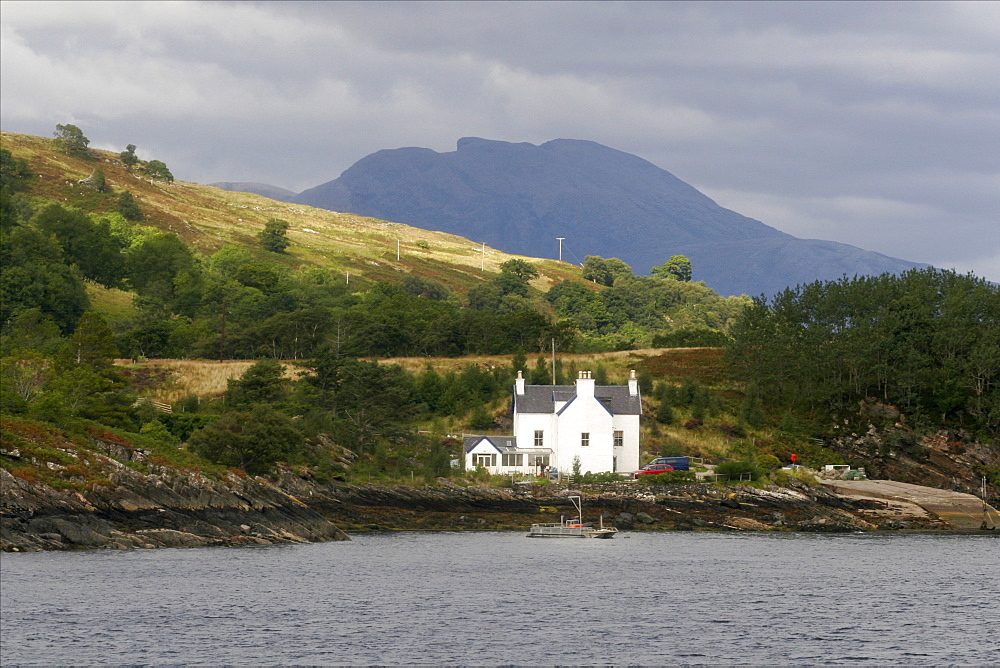 View of Loch Duich, in the west part of the country, Scotland, United Kingdom, Europe