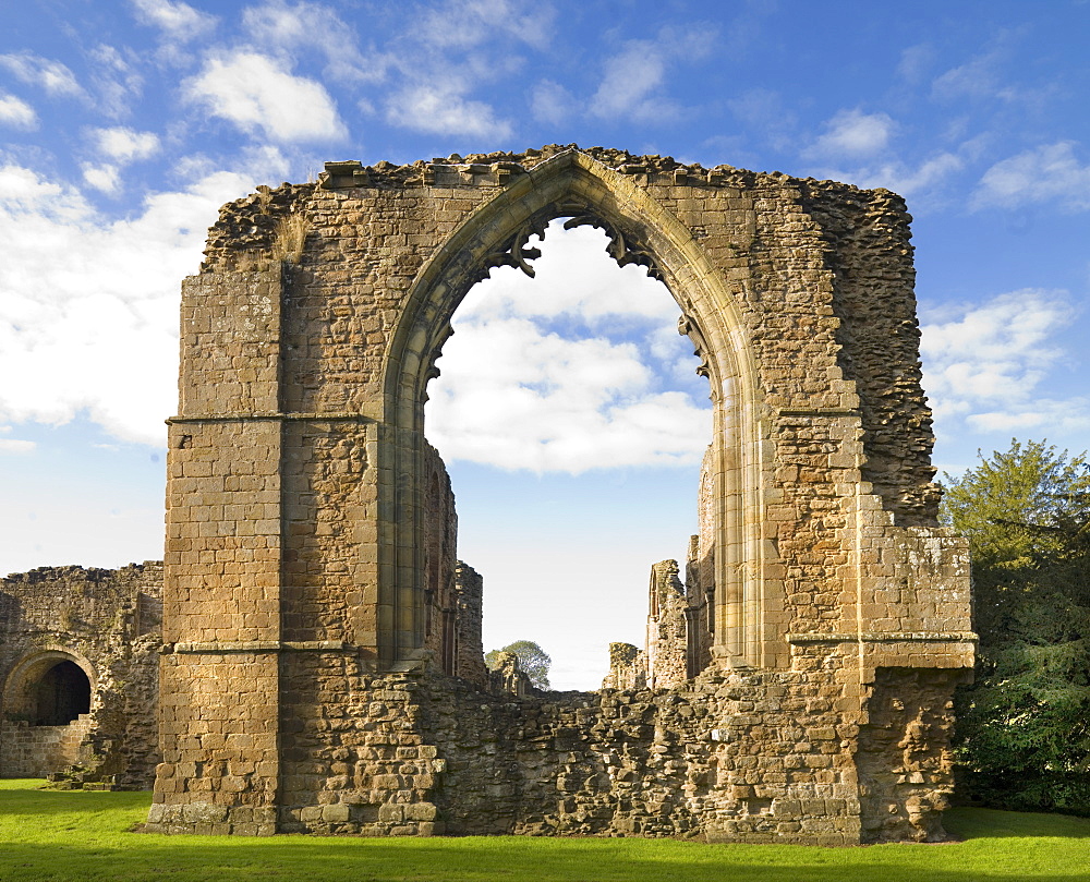 East end of the church, Lilleshall Abbey, Shropshire, England, United Kingdom, Europe
