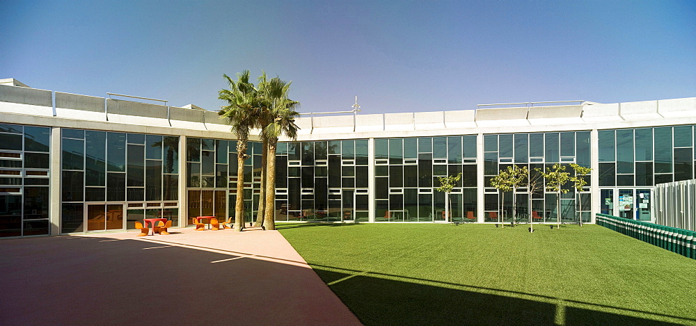 Library and Lecture Park, Torre Pacheco, Murcia, Spain, Europe


