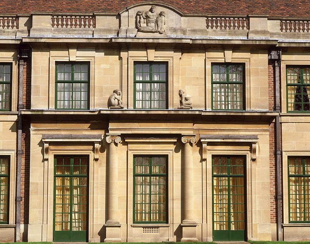 Close up view of the Courtauld House built in 1930s, Eltham Palace, Greenwich, London, England, United Kingdom, Europe