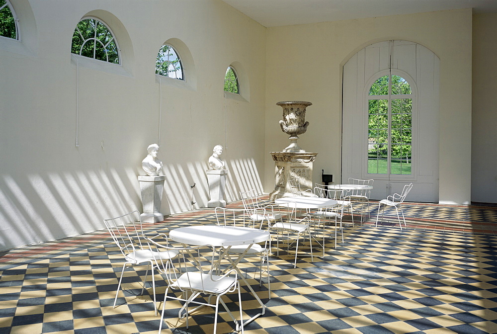 Interior view of the Orangery. 1839, Wrest Park, Bedfordshire, England, United Kingdom, Europe