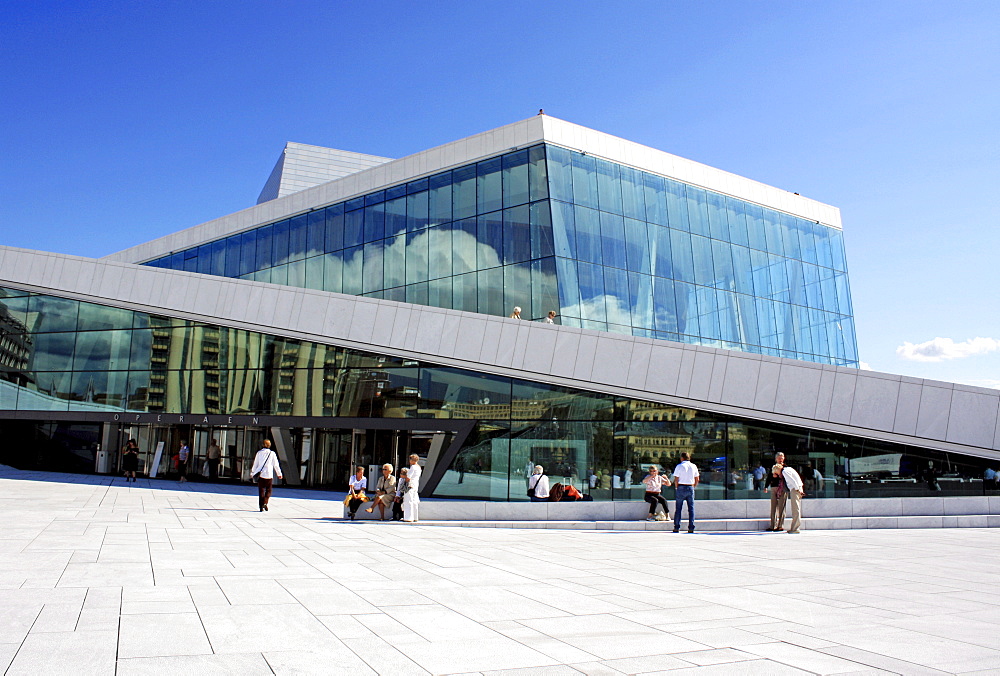 Oslo Opera House, architects Snohetta, Oslo, Norway, Scandinavia, Europe