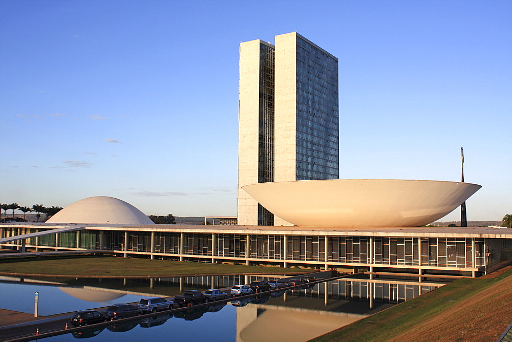 National Congress, architect Oscar Niemeyer, Brasilia, Brazil, South America