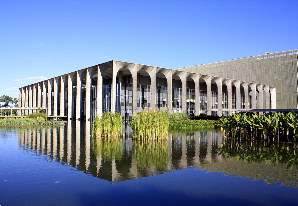 Itamaraty Palace, architect Oscar Niemeyer, Brasilia, Brazil, South America