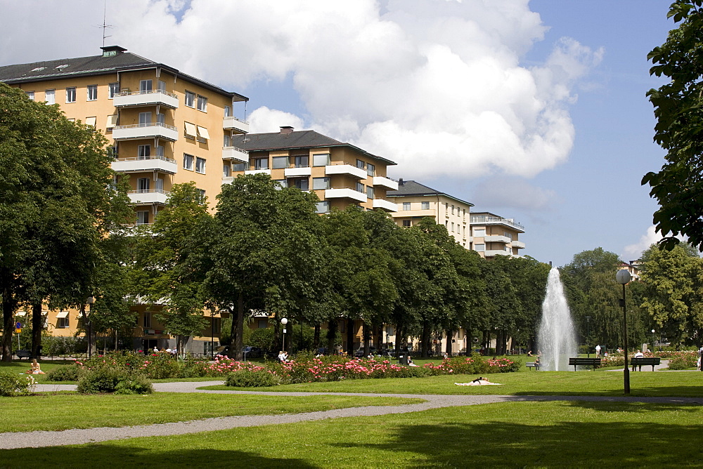 Functionalist Housing, Tessinparken, Gardet, Stockholm, Sweden, Scandinavia, Europe