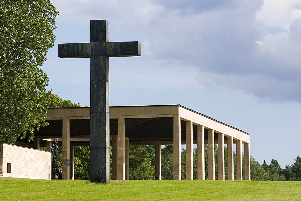 Chapel of the Holy Cross, The Woodland Crematorium, The Woodland Cemetery (Skogskyrkogarden), Stockholm, Sweden, Scandinavia, Europe