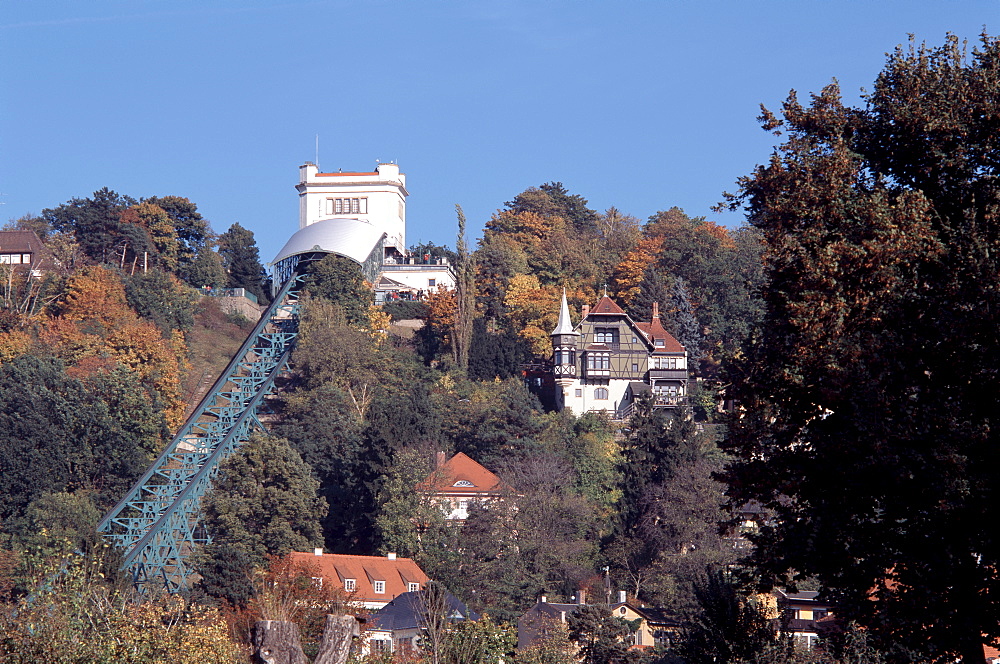 Standseilbahn, Loschwitz, Dresden, Sachsen, Germany, Europe