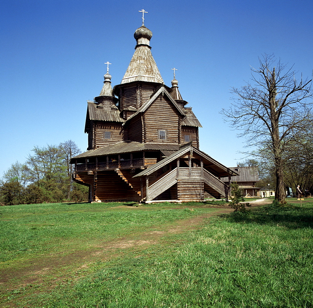 Vitoslavlitsy Museum of Wooden Architecture, Veliky Novgorod, Novgorod, Russia, Europe