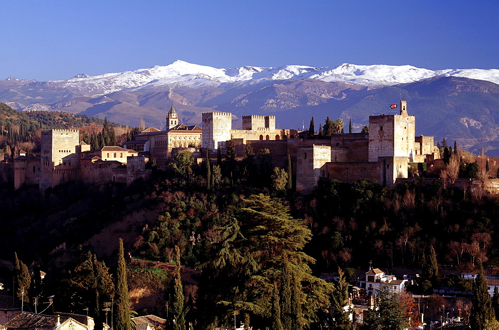 Alhambra, UNESCO World Heritage Site, Granada, Andalucia, Spain, Europe