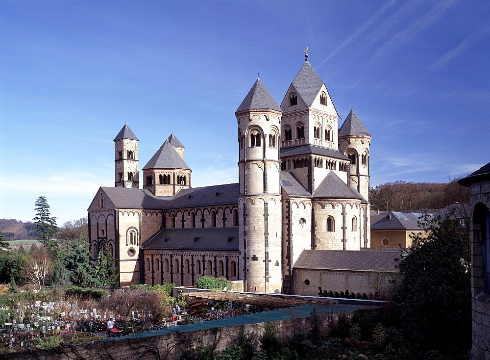 Maria Laach, Benedictine Abbey, Rheinland-Pfalz, Germany, Europe