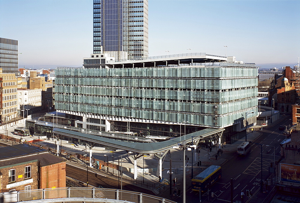 Transport Interchange, architects Ian Simpson, Manchester, England, United Kingdom, Europe