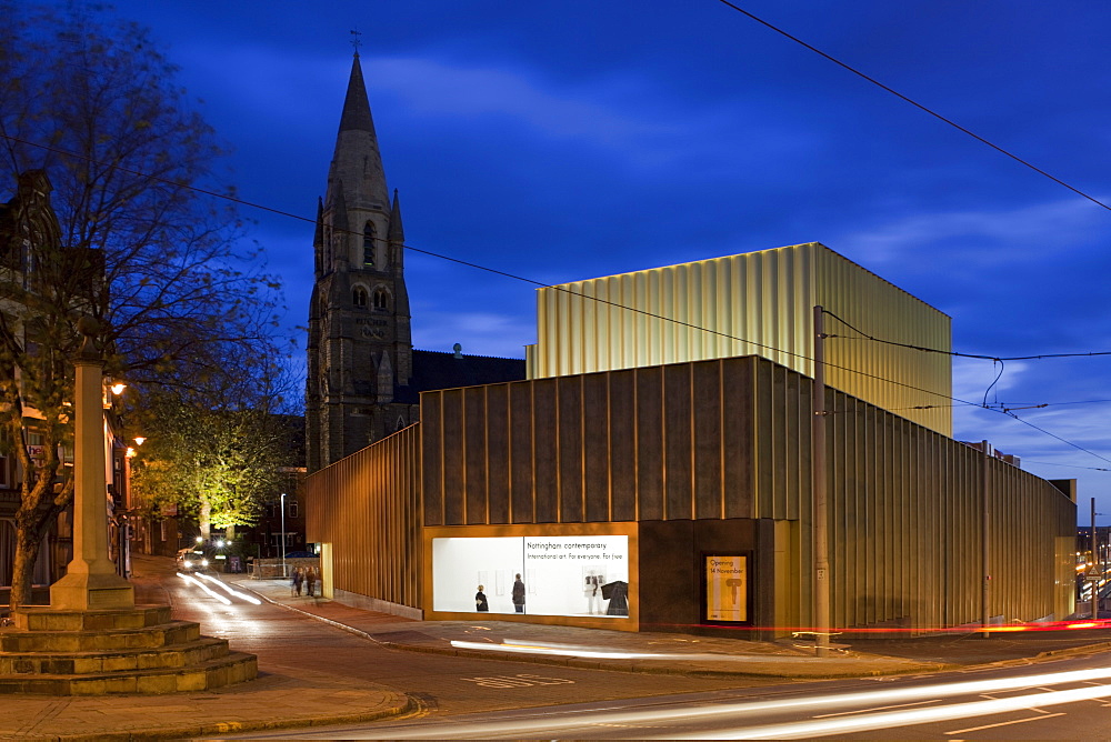 Nottingham Contemporary, architects Caruso St. John, Lace Market area, Nottingham, Nottinghamshire, England, United Kingdom, Europe